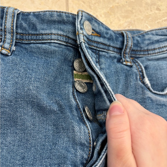 Pilcro Anthropologie Signature High Rise Short Denim Cutoff Shorts Size 28 - Picture 2 of 6